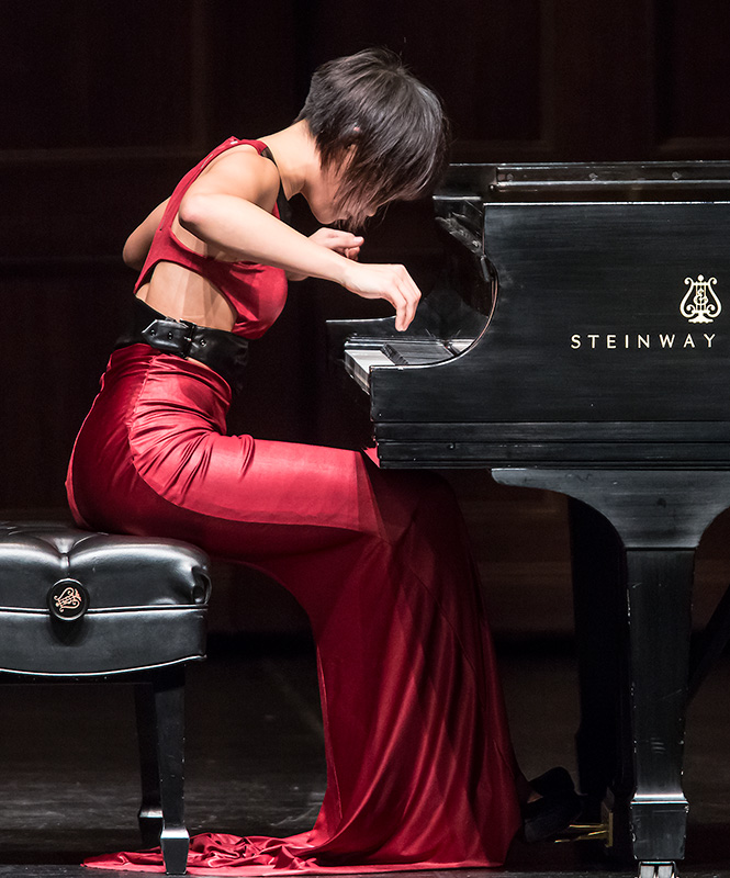 UCSB Arts & Lectures presented Yuja Wang at the Granada Theatre 5/2/16