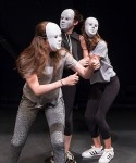 Working with masks in Ensemble Theatere Company Young Actors Conservatory 7/18/17 The New Vic Theatre