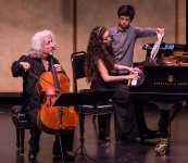 CAMA Santa Barbara - Misha Maisky accompanied by Lily ably assisted by her 1/2 brother Maxim 5/12/16 Lobero Theatre