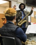 Kamasi Washington Jazz clinic with students of Dos Pueblos High School - UCSB Arts & Lectures 2/16/17